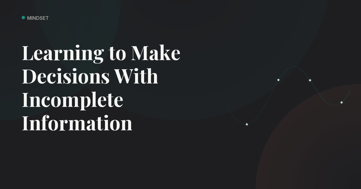 Incomplete Process Knowledge Learning to Make Decisions With Incomplete Information
