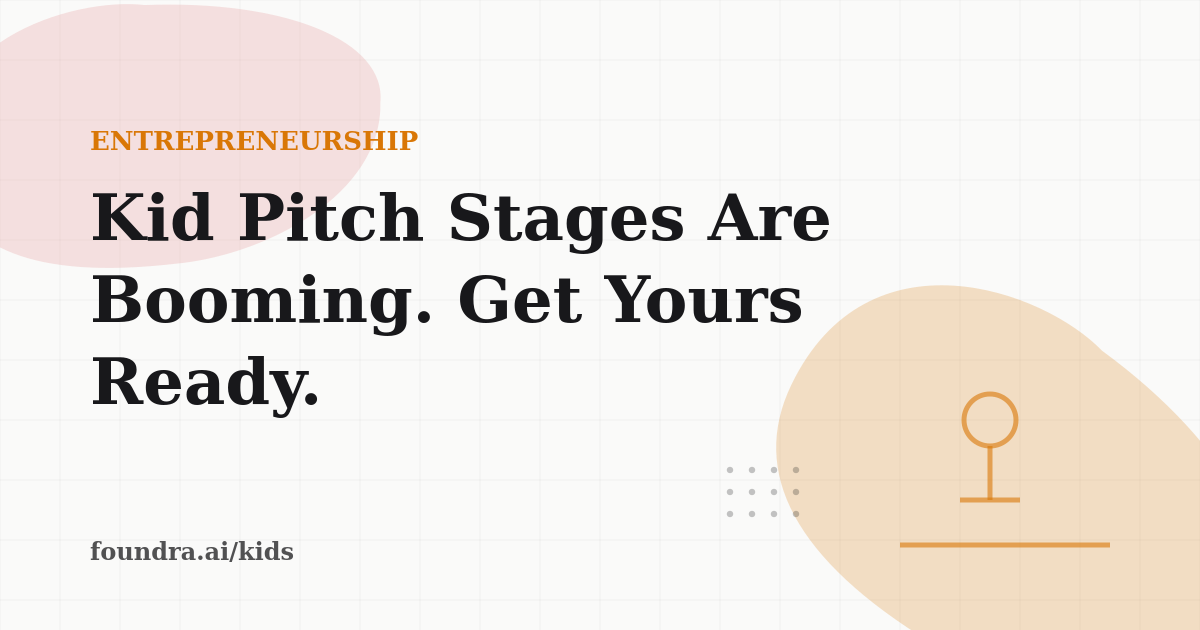 Kid Pitch Stages Are Booming. Get Yours Ready to Present.