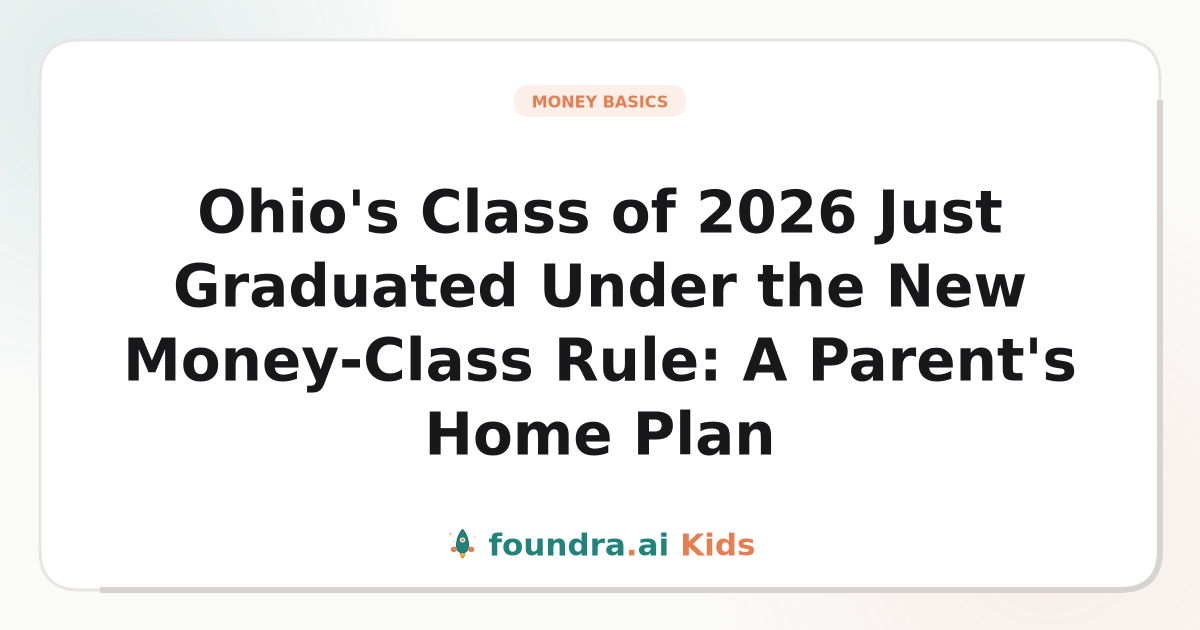 Ohio's Class of 2026 Just Graduated Under the New Money-Class Rule: A Parent's Home Plan